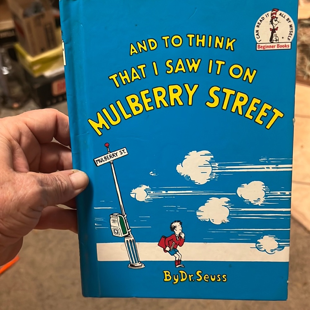 Dr. Seuss Banned book “And To Think That I Saw It On Mulberry Street”